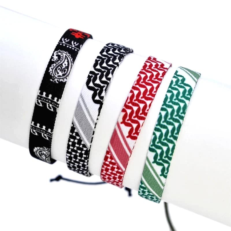 Bracelet Palestine Tissu