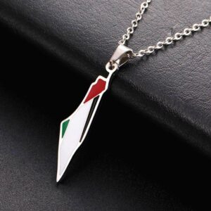 collier palestine acier inoxydable 6