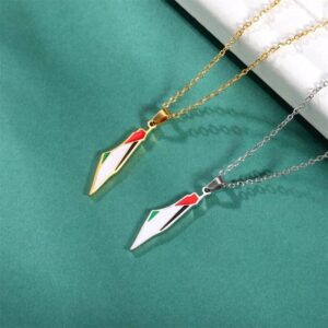 collier palestine acier inoxydable 7