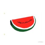 drapeau palestine pasteque
