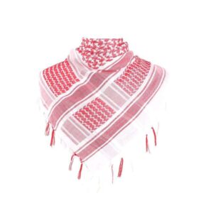 keffieh palestinien rouge