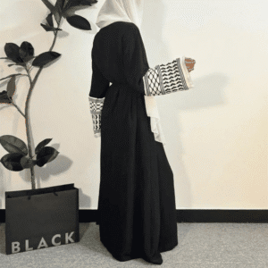 abaya keffieh
