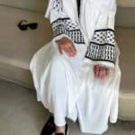 robe palestinienne blanche