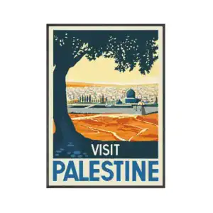 affiche visit palestine