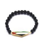 beaded palestine bracelet