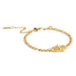 bracelet main de fatma en or