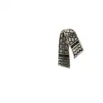 1. Boucles d'oreilles en argent avec motifs traditionnels palestiniens, artisanat unique et authentique.