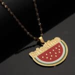 collier pasteque palestine