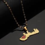 collier pasteque palestine 4