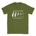 Palestine 1917 aujourd'hui t-shirt vert avec histoire du territoire, symboles de la lutte palestinienne, style streetwear engagé, vêtement de conscience pour la solidarité.