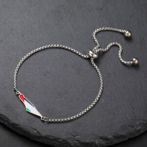 palestine bracelet silver