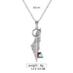pendentif carte palestine