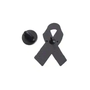 Boutique Palestine, pin de soutien à la cause palestinienne, ruban noir symbolique, accessoire de solidarité, restraint d’espoir et d’unité, fabriqué avec des matériaux durables et élégants.