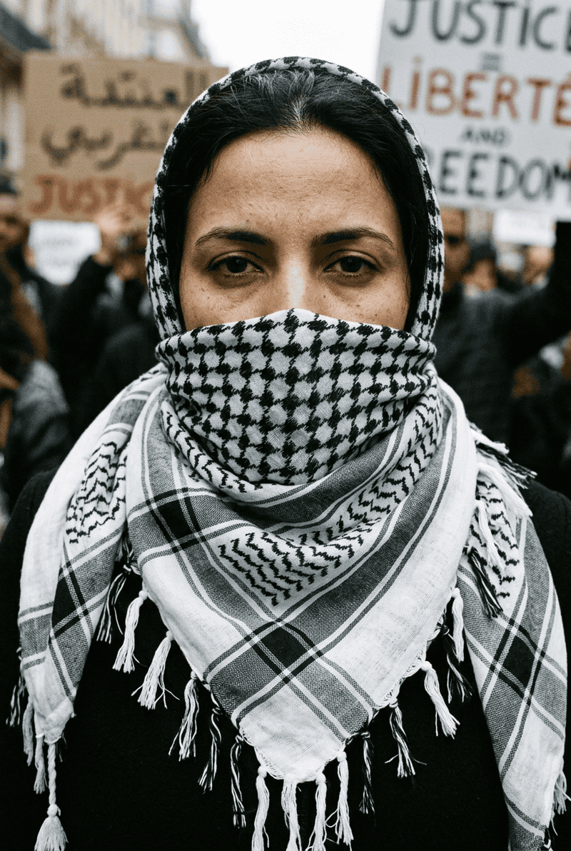 Keffiehs palestiniens
