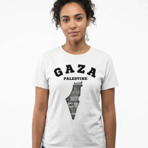 Free Gaza T Shirt – coloris blanc