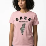 Free Gaza T Shirt – coloris rose